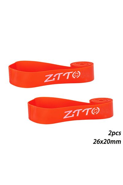 ZTTO 26inch 20mm Red ZTTO 2Pcs MTB Road Bike Rim Tapes Premium PVC Rim Strips Wheel Tapes For 20 24 26 27