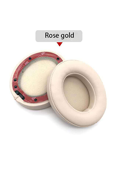 Choice زوج واحد من وسادات الأذن البديلة باللون الذهبي الوردي لسماعات الرأس السلكية اللاسلكية Beats Studio 2 3 Ultra-s