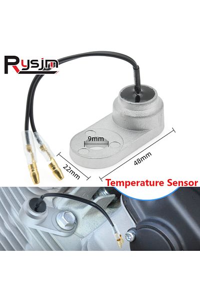 RYSJM 1 Piece Temp Sensor Engine Water Coolant Temperature Sensor Fit For 12V/24V Car Truck Engine Wate...