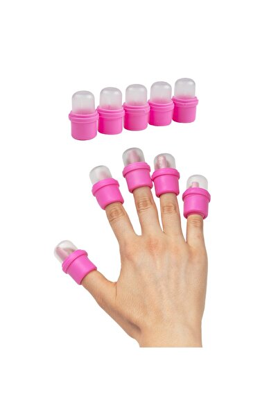 SensoPRO Milano Capsule pentru degete pentru îndepărtarea ojei semipermanente SensoPRO Milano, set de 10 buc.