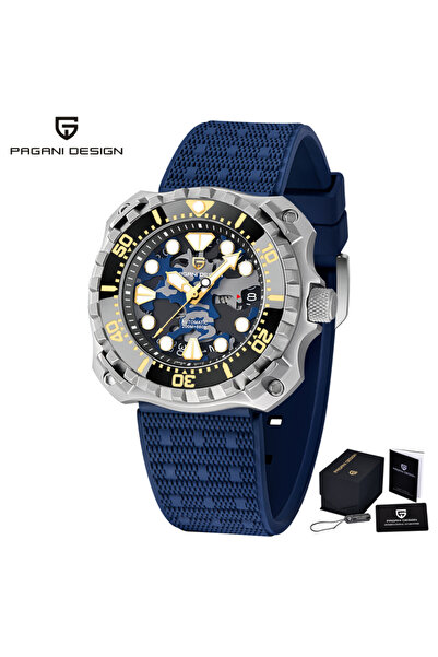 Choice ساعة NH35 8 PAGANI DESIGN العسكرية الميكانيكية الجديدة للرجال مقاومة ل...