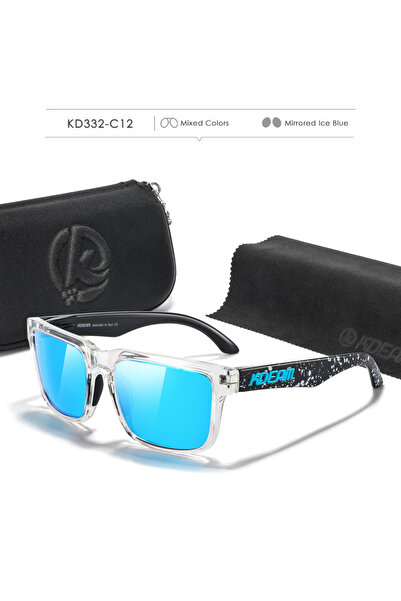 Choice C12 mirror ice blue KDEAM Photochromic And Polarized Sunglasses Men Ca...