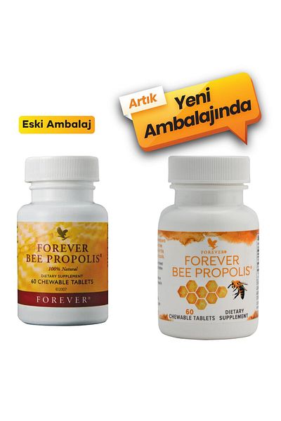 Forever Living Products Forever Bee Propolis Arı Propolisi 60 Tablet Menşei Türkiye Dir