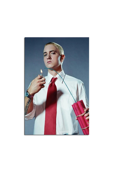 Choice 50X70CMNoFrame L Super Rapper Eminems Posters And Prints Great Rap Singer Canvas Painting Music Star