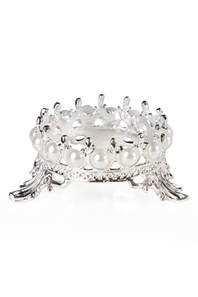 LUXORISE Nail Brush Holder, Silvery