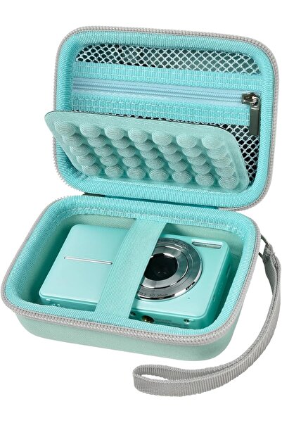 Choice حقيبة كاميرا رقمية خضراء لكاميرات CAMKORY/Kodak Pixpro/VAHOIALD/DSCW80...