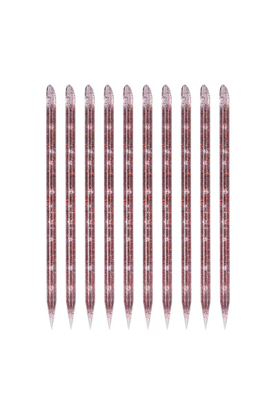 SensoPRO Milano Πιεστικά πετσάκια, διαφανές κόκκινο - Σετ 100 τεμαχίων