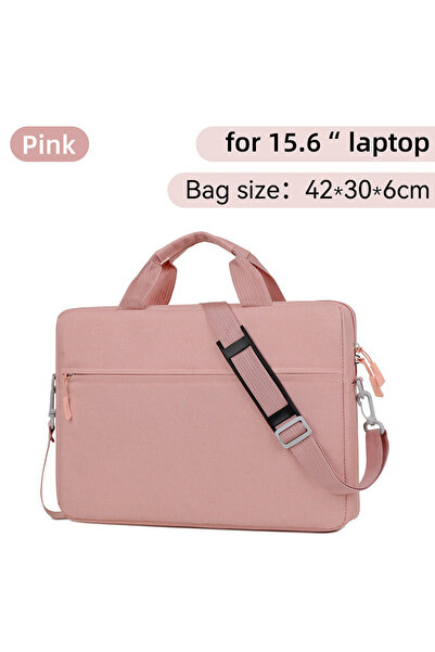 Choice حقيبة كمبيوتر محمول وردية مقاس 15.6 بوصة و14 و15.6 بوصة لجهاز ماك بوك ...