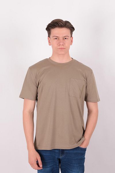 Diandor T-Shirt - Μπεζ - Κανονική εφαρμογή