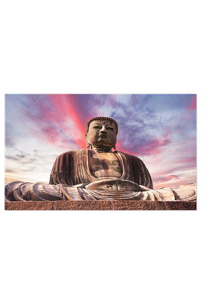 StoryGift Romania Tablou Canvas Statuia Giganta Buddha La Apus, Buddha, Statuie, Spiritualitate, Apus, Meditatie