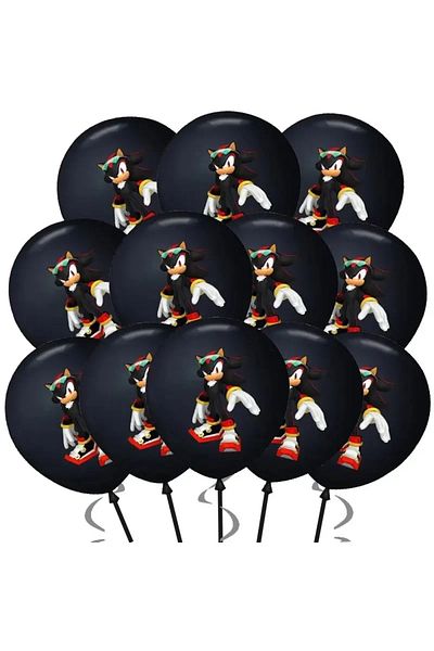 Choice Other 12pcs 5 Sonic Hedgehog Theme Children's Birthday Party 12 Inch Latex Balloon Baby Shower Carto