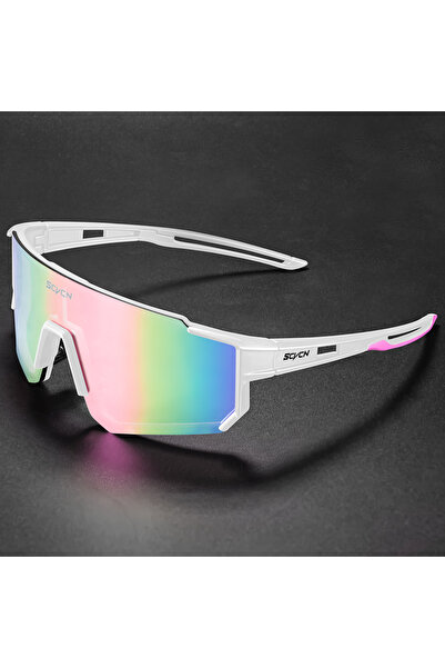 Choice نظارات شمسية DZ-S1411-B-10 SCVCN لركوب الدراجات، عدسات واحدة، بدون علب...