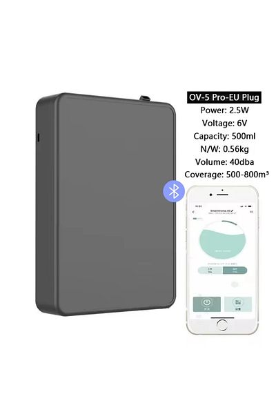 Choice Bluetooth-EU Plug Coverage 500m³ Smart Essential Oil Diffuser Bluetooth App Control Wall Mounted Aro