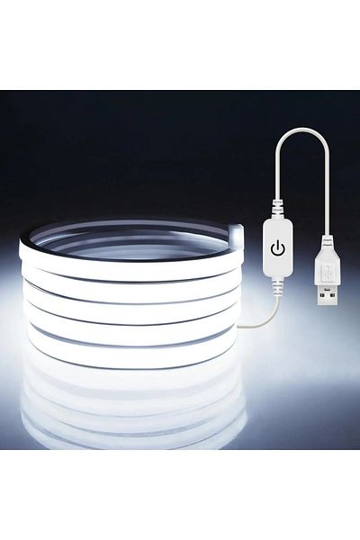 Choice White 1m 1m/2m/3m Led Lights Strip Waterproof 5v Usb Cob Led Strip Flexible Dimmable Led Strip Light