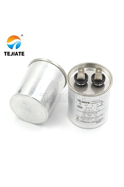 Choice 45uf 450v 125x50mm Cbb65 Air Conditioner Compressor Start Capacitor 20/25/30/35/40/45/50/60/70uf 450
