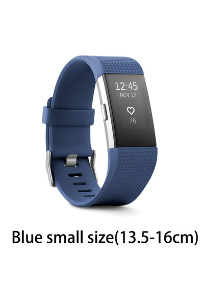 Choice Blue Small Charge 2 smart wristband heart rate monitoring exercise ped...