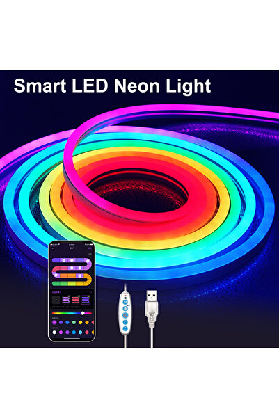 Choice 1m Neon LED Full Set Neon LED Strip Lights 1/2/3M Silicone Neon Rope L...