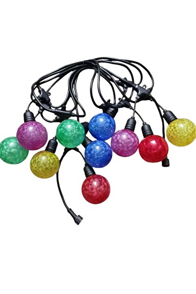 Naimeed Company Șir decorativ luminos cu energie solară, interconectabil, D61...