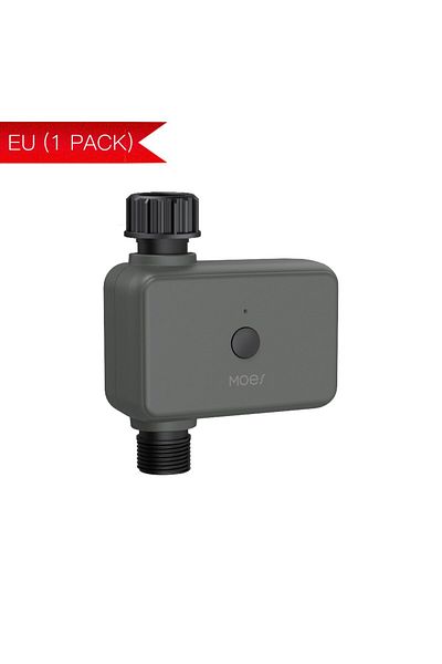 MOES BWV-YC-EU-GY-MS Moes Smart Tuya Bluetooth Water Timer Rain Delay Programmable Irrigation Timer with
