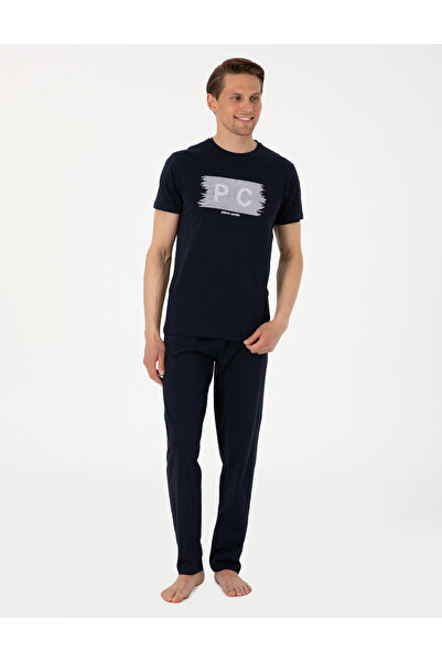 Pierre Cardin Lacivert Kısakol Pijama Takımı 50314417-200