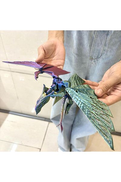 Choice Green Blue Feilong Popular Toys, 3d Crafts, Year Of The Snake Gifts, Easter Gifts, Handicraft Furnis