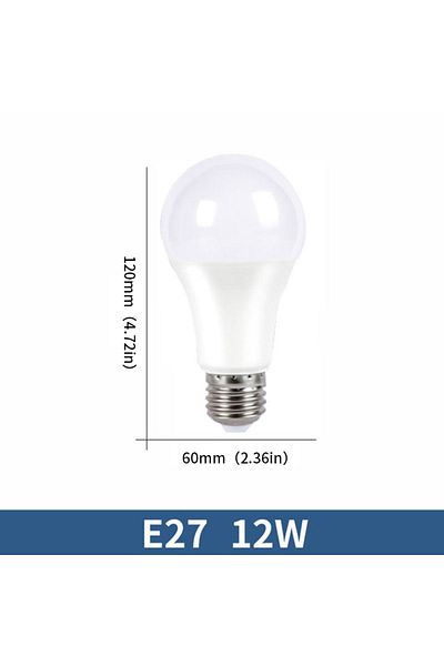 Choice AC220V(189-265V) Warm White E27 12W 6pcs LED Bulb Lamps AC220V E27 E14 3W 6W 9W 12W 15W 18W 20W La