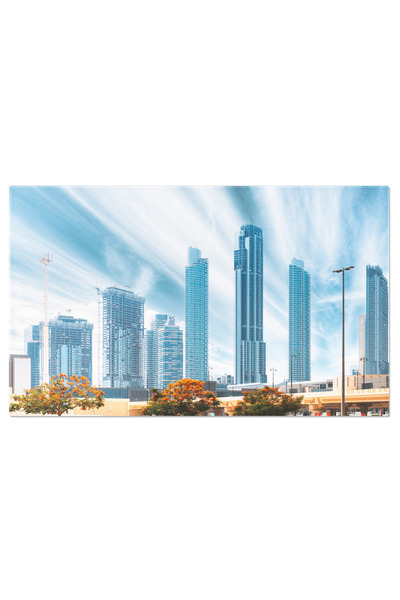 StoryGift Romania Tablou Canvas Macara De Constructie In Dezvoltarea Unei Noi...