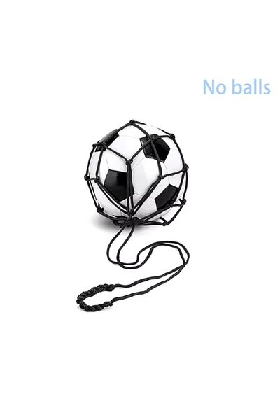 Choice black Youth Football Self Trainer Kick Net Pocket Professional Outdoor Sport Nylon Net Basketball Ba