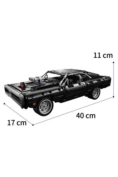 Choice car 1077PCS Technical Dodge Charger Racing Car Building Blocks Model Assemble Bricks Fast and Furiou