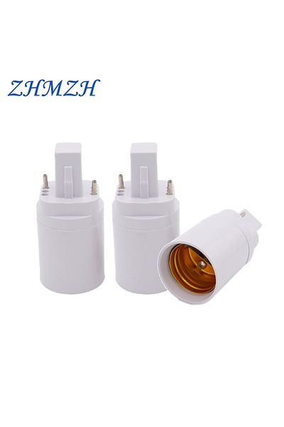 Choice 5 Pcs/Lot G24 To E27 Lamp Holder Converter G24d Short Style GX24 Lamp Head Extended Lamp Socket 2...