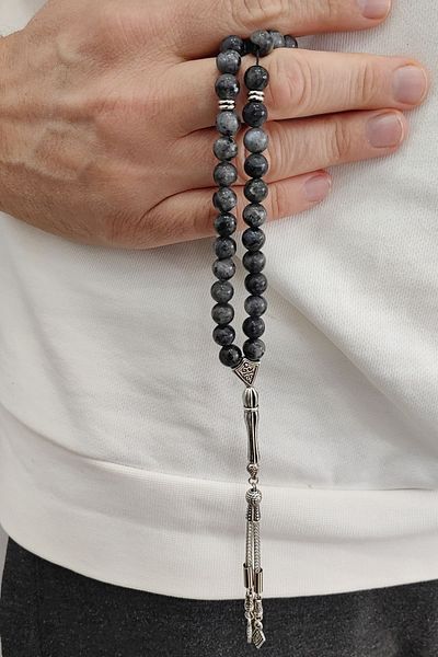 Chavin 8 mm Labradorite Stone Natural Stone Rosary Ey09