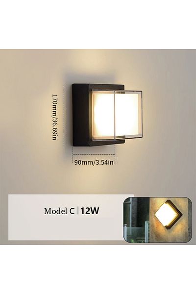 Choice Warm White Model C No SENSOR Led Outdoor Wall Light Waterproof IP66 Motion Sensor Led Outdoor Lighti