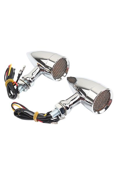 Choice Turn Signal Mini Motorcycle Turn Signal Bullet Flashing Light 12v For Harley Honda Yamaha Bmw Kawasa