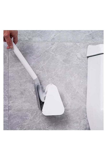 DRAMA HOME Toilet Brush - White - Silicon