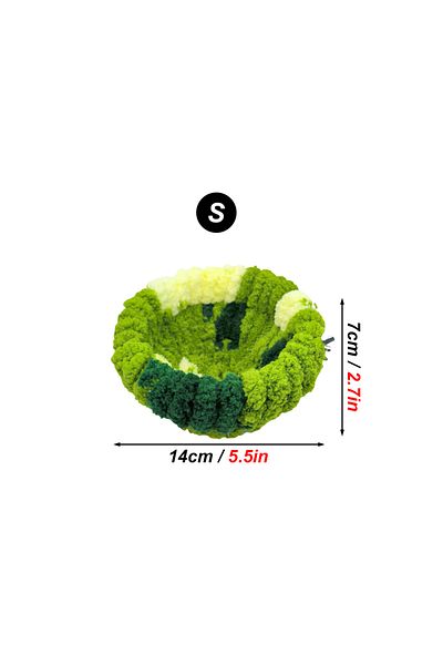 Choice Green S Autumn Winter Warm Cozy Bird Nest Plush Parrot Round Sleeping Bed House Toys for Small Anima