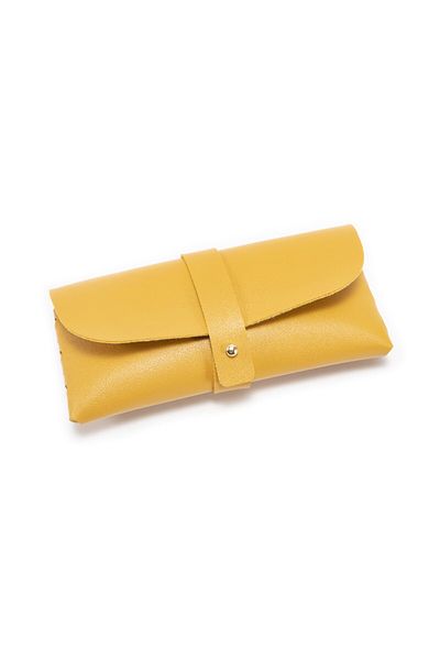 Choice Yellow Sunglasses Soft Case PU Leather Glasses Jewelry Pouch Fashion Men and Women Sun Glasses Box S
