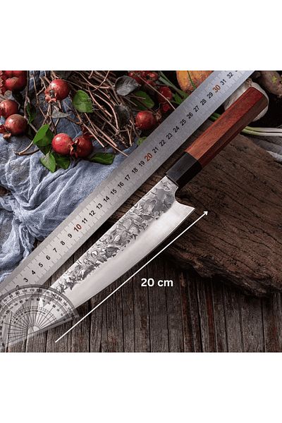 Köken Professional Japanese Knife, Ultra Sharp And Non-stick Blade 20 Cm, For Sushi, Precise Cutting