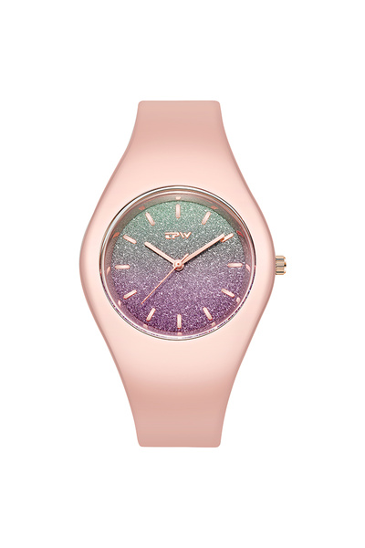 Choice ساعة جالاكسي تي بي دبليو كوارتز كاملة الحجم 40 مم للنساء، حزام سيليكون...