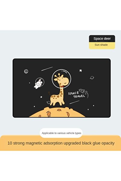 Choice11 مظلة شمسية على شكل حيوان كرتوني لطيف على شكل زرافة (عالمي) للسيارة، ...