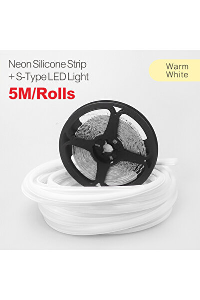 Choice 5 أمتار. لفات عرض 6 مم من جل السيليكا النقي باللون الأبيض الدافئ 6/8 م...