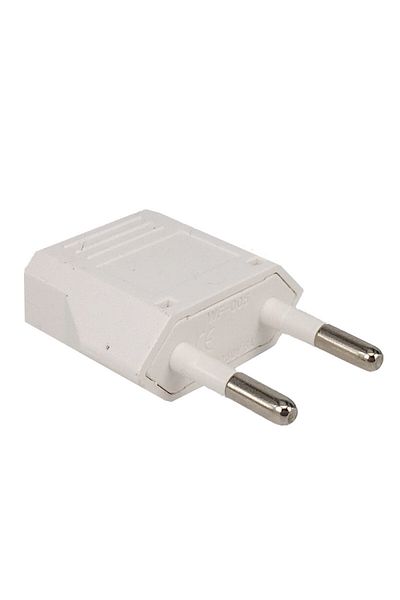 Bolantedz 4.8mm pin Type 1 white 1pcs Power Plug Adapter US To EU Euro Europe Plug Power Plug Converter Travel