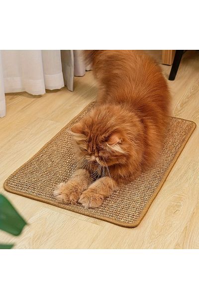 Choice M 30X40cm Random color 1pc Cat Scratching Mat, Natural Sisal Cat Scratching Pad, Wear resistant Cat