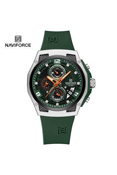 Choice ساعة SGNGN NAVIFORCE للرجال أصلية فاخرة عالية الجودة بسوار من السيليكو...