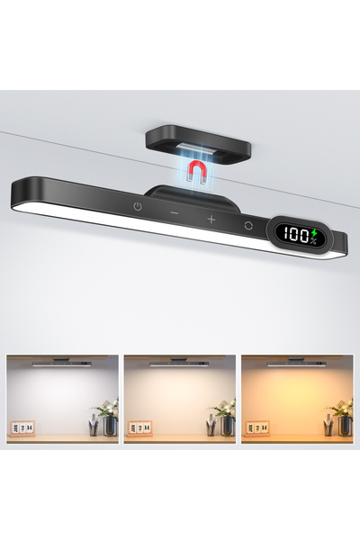 Choice مصباح مرآة أسود من WILLED 5 وات، مصابيح مرآة قابلة للتعتيم، 3 ألوان، إ...