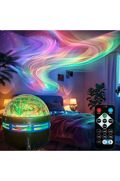 RUDECK Northern Lights Northern Lights Projector LED Night Light Remote Starry Sky Light Starry Sky Light R