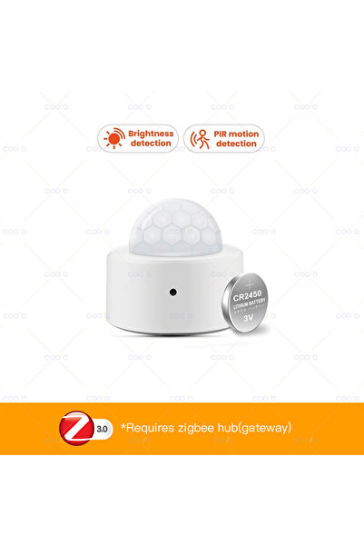 Choice1 مع جهاز استشعار الحركة Lux Tuya 2 في 1 Zigbee Mini PIR + جهاز استشعار...