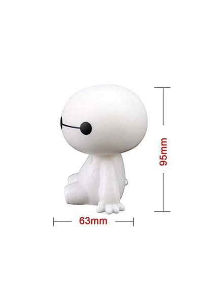 Choice 1pcs Cartoon Baymax Robot Shaking Head Figure Car Ornaments Auto Interior Decorations Big Hero Toys