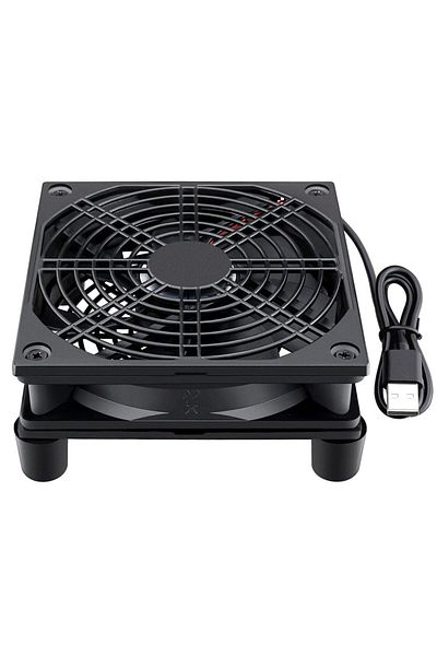 Choice NO RGB black Black 120mm x120mm x25mm 5V USB Power Cooling Case Fan for Receiver DVR Xbox TV Box Rou