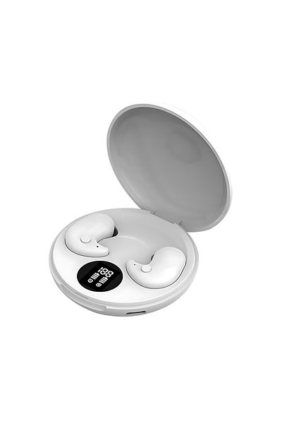 Choice White B13 Bluetooth Sleep Earphones Wireless Headset 5.3 With Comfortable Wearing Touch Control Head