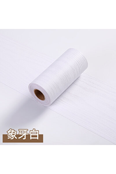 Choice ملصقات حائط بيضاء سميكة بنقشة الخشب الصناعي، ذاتية اللصق لغرفة المعيشة...